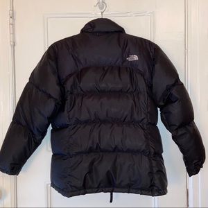 The North Face Girls black 600 down puffer jacket